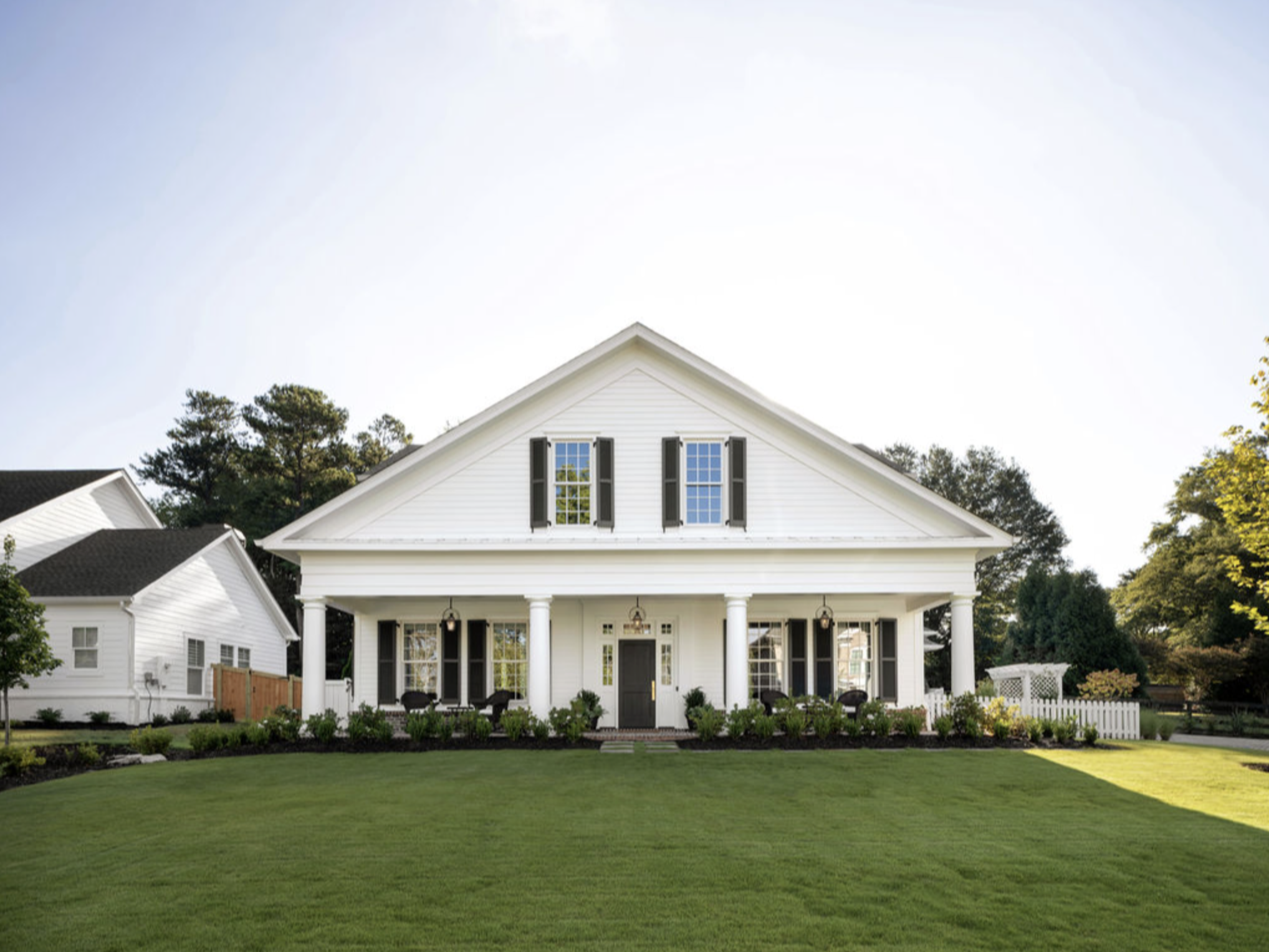 Greek Revival custom home by Ecraft in Alpharetta GA